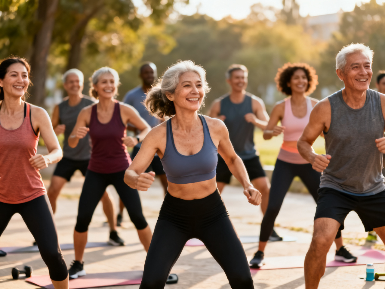 Healthy lifestyle and exercise routine